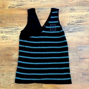 𝅺**VINTAGE** Jean Paul Gaultier Cotton Tank Top